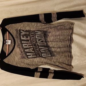Harley Davison long sleeve shirt.  Women's Large.